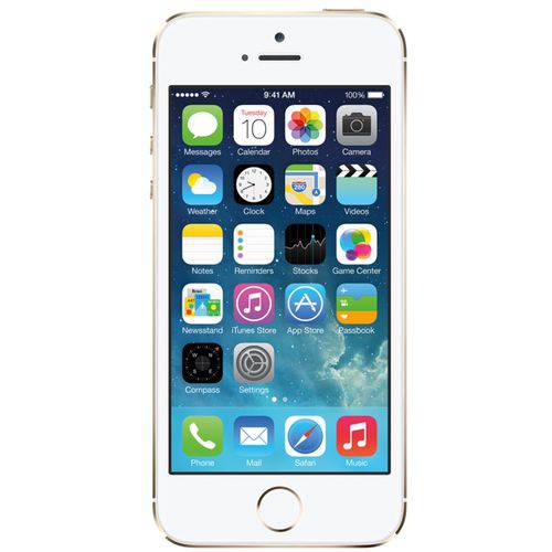 Seminovo: Iphone 5s 16gb Dourado Usado