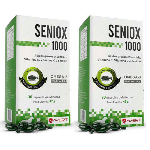 Seniox 1000 Suplemento Avert 30 Cap Vcto 08/19- 02 Unid.