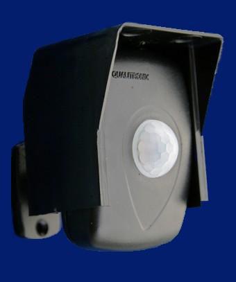 Sensor de Presença de Parede Externo com Fotocélula 180 Qa26 3 Fios Preto Qualitronix