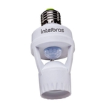 Sensor de Presença para Iluminação ESP 360 S Intelbras, com Soquete E27 - Branco
