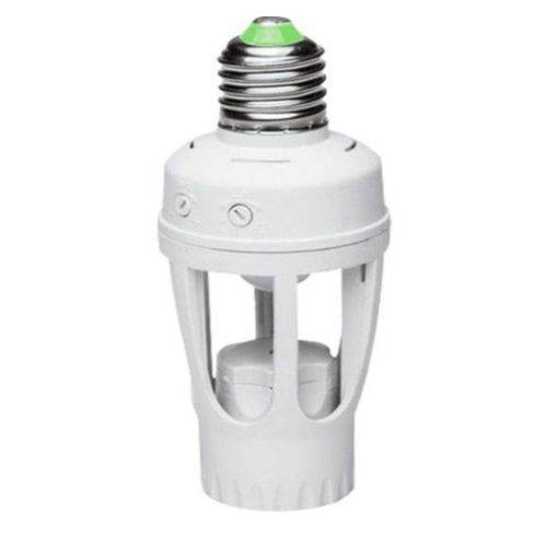 Sensor de Presença Soquete E27 Lâmpada Iluminação Ate 16w