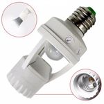 Sensor Presença Infravermelho E27 Lampadas Comuns e Led Fotocelula