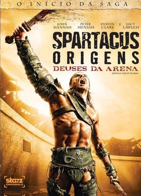 Série Dvd Semi-Novo Spartacus Origens: Deuses de Arena (3 Dvd's)