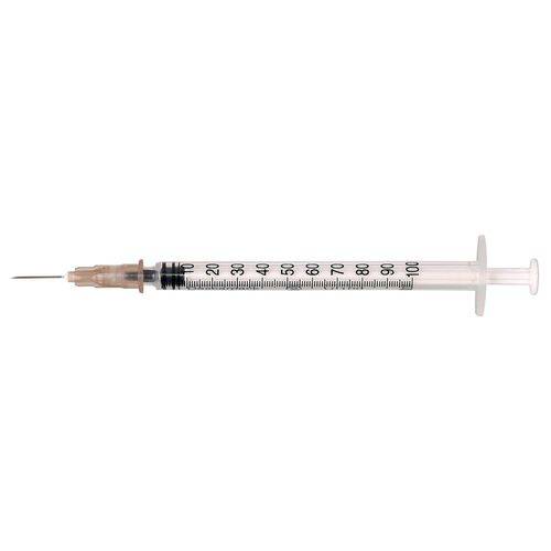 Seringa Descartável 1ml para Insulina com Agulha 8x0,30mm - Descarpack
