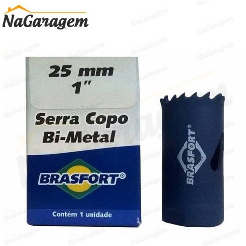Serra Copo Bimetal 25Mm - 1 8917 - Brasfort