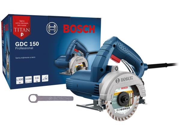 Serra Mármore Bosch GDC 150 1500W - 12200 RPM