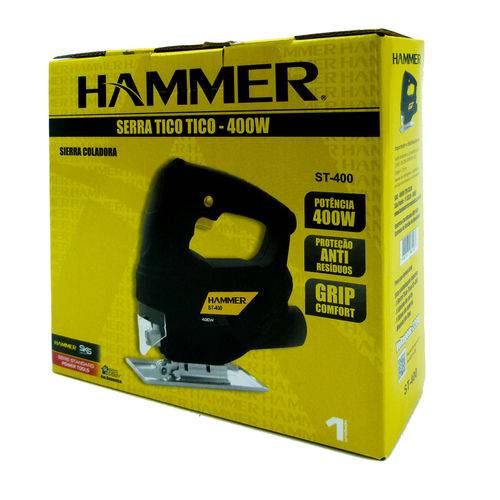 Serra Tico Tico 400w Madeira Alumínio Aço Hammer 220v ST400
