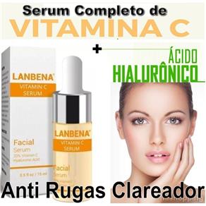 Serum Completo Vitamina C + Ácido Hialurônico Botox 15 Ml - Lanbena