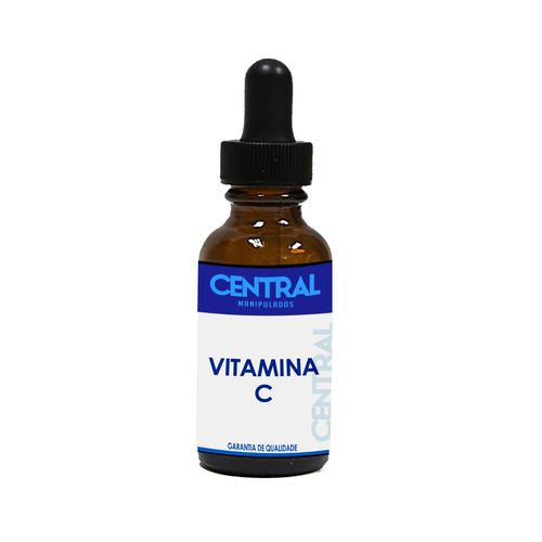 Sérum de Vitamina C Pura - 30ml - Brilho, Antioxidante e Uniformização da Pele