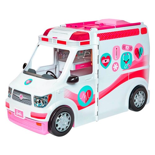 Set Barbie Ambulancia Y Hospital Movil
