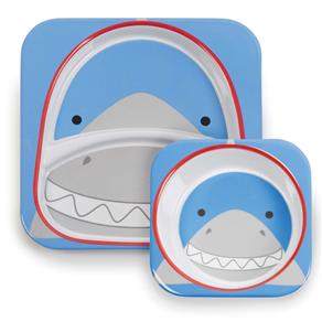Set de Pratos Skip Hop Zoo – Tubarão/Azul