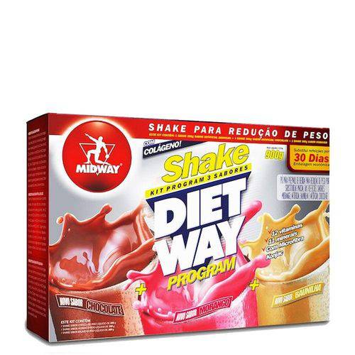 Shake Diet Way 900g (Kit com 3 Sabores)
