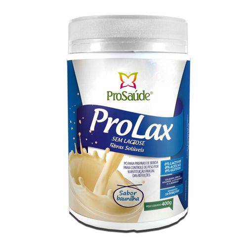 Tudo sobre 'Shake Prolax Sem Lactose Sabor Baunilha 400g'