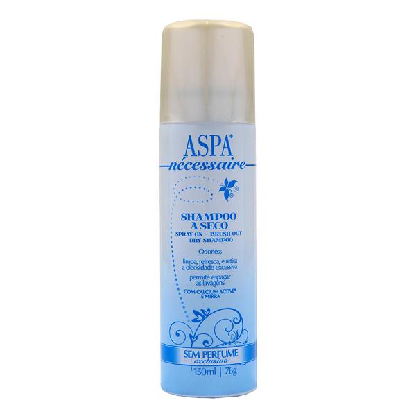 Shampoo a Seco Nécessaire Sem Perfume 150ml - Aspa