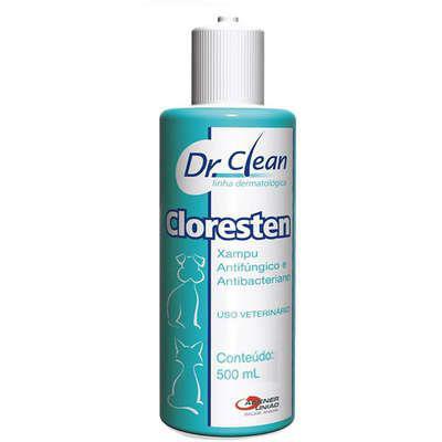 Shampoo Antibacteriano Agener União Dr.Clean Cloresten 500ml - Pet