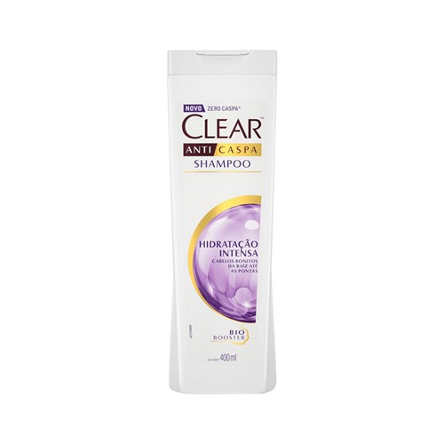 Shampoo Anticaspa Clear Hidratação Intensa 400Ml