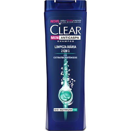 Shampoo Anticaspa CLEAR Limpeza Diária 2 em 1 400ML