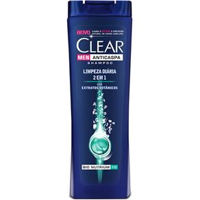 Shampoo Anticaspa CLEAR Limpeza Diária 2 em 1 400ML