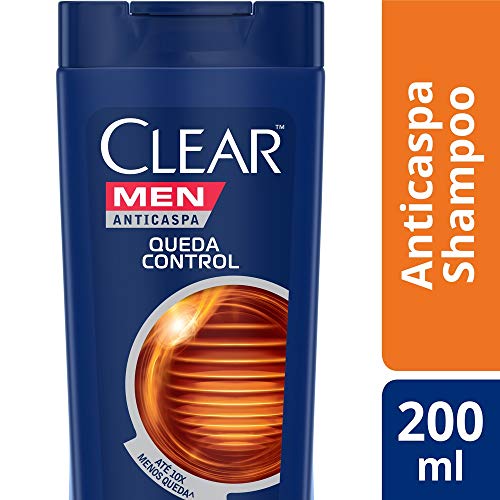 Shampoo Anticaspa Clear Men Queda Control 200 Ml, Clear