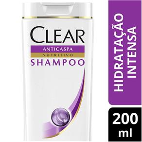 Shampoo Anticaspa Clear Women Hidratação Intensa - 200ml
