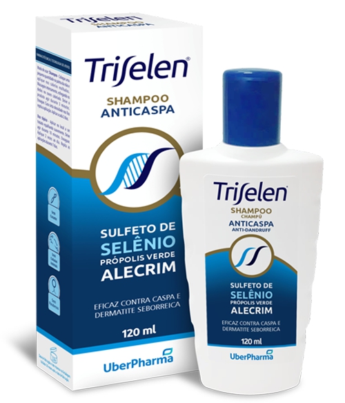 Shampoo Anticaspa Triselen (Sulfeto Selênio) - Uberpharma