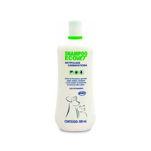 Tudo sobre 'Shampoo Antipulgas e Carrapatos Cães e Gatos Ecovet 500g'