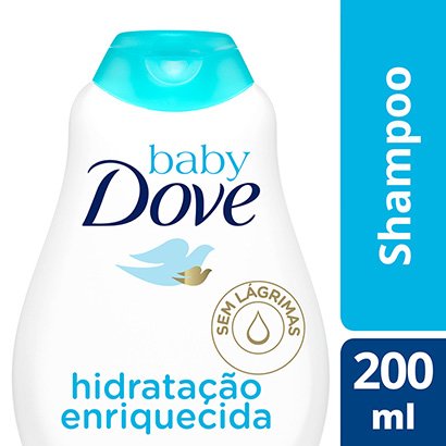 Shampoo Baby Dove Hidratação Enriquecida 200ml