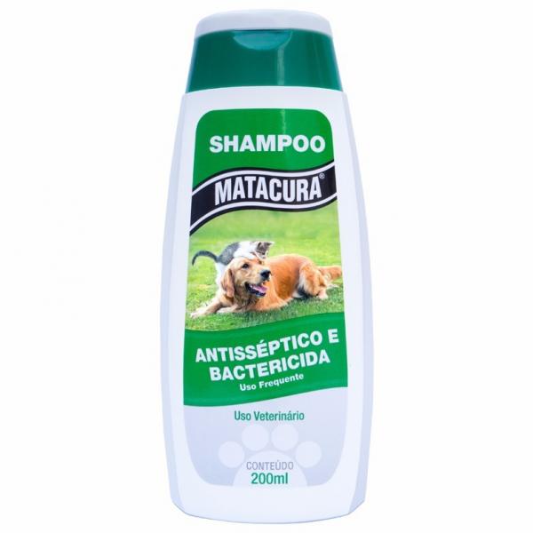 Shampoo Bactericida Antisséptico para Cães Matacura 200 Ml
