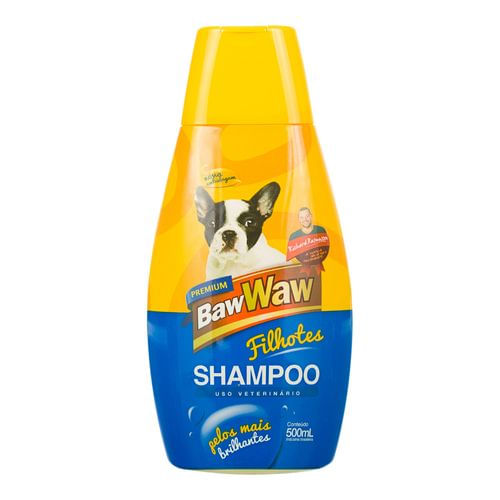 Shampoo Baw Waw para Cães Filhotes 500ml SH CAO BAWWAW 500ML FILHOTE