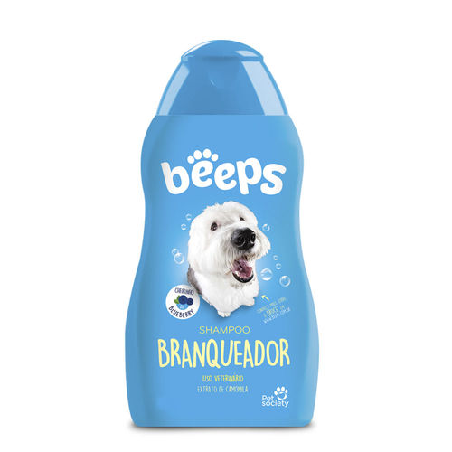 Shampoo Branqueador Beeps Pet Society 500ml