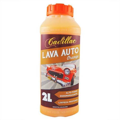 Shampoo Cadillac Orange Lava Auto Desengraxante 2Lts