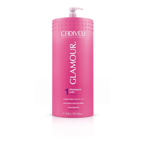 Shampoo Cadiveu Glamour Plus Rubi 3000ml