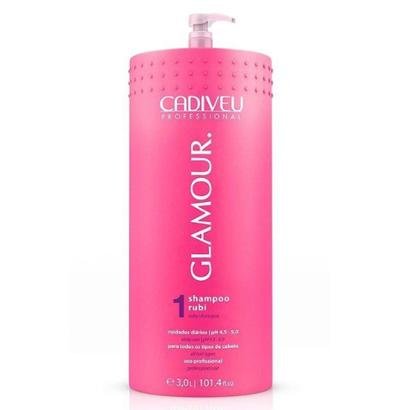 Shampoo Cadiveu Glamour Rubi Lavatório 3L