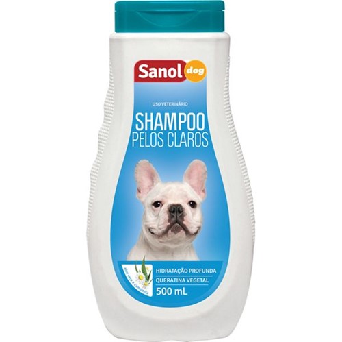 Tudo sobre 'Shampoo Cao Sanol 500ml Pelos Claros'