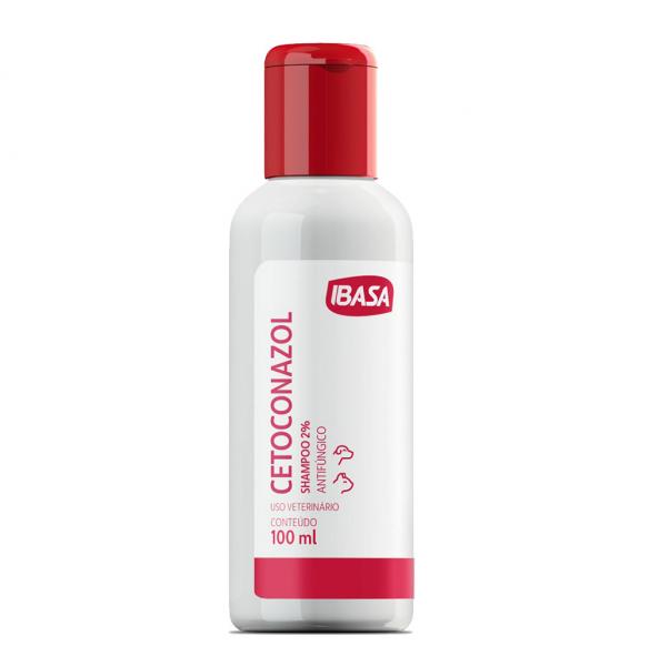 Shampoo Cetoconazol 2 100ml Ibasa Antifungico