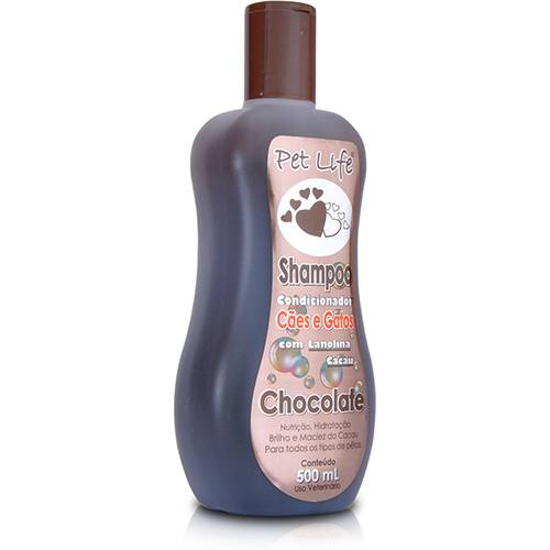 Tudo sobre 'Shampoo Chocolate 500 Ml - Pet Life'
