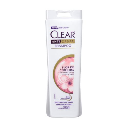 Shampoo Clear Anticaspa Flor de Cerejeira 200 Ml