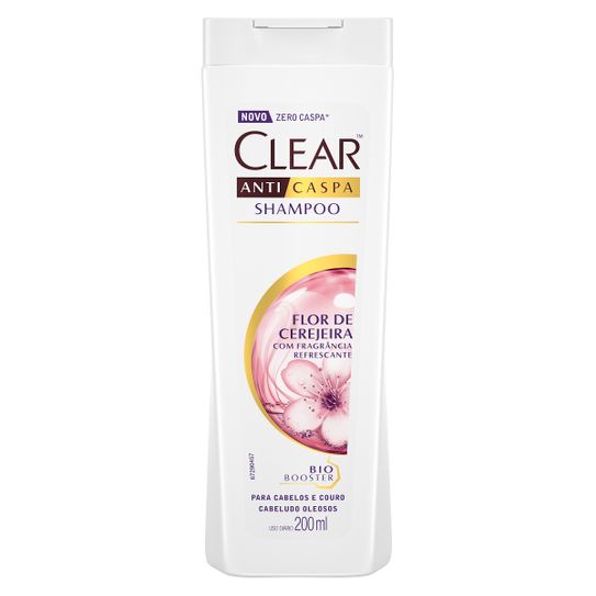 Shampoo Clear Anticaspa Flor de Cerejeira 200ml