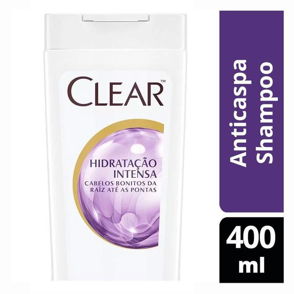 Shampoo Clear Anticaspa Hidratação Intensa 400ml