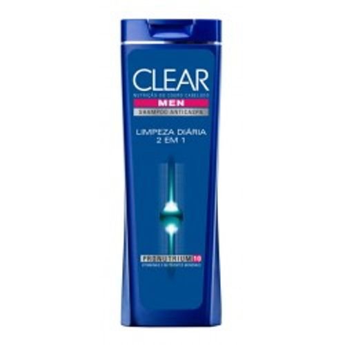Shampoo Clear 2 em 1 Limpeza Diária 400ml - Unilever