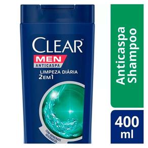Shampoo Clear Men Anticaspa Limpeza Diária 2 em 1
