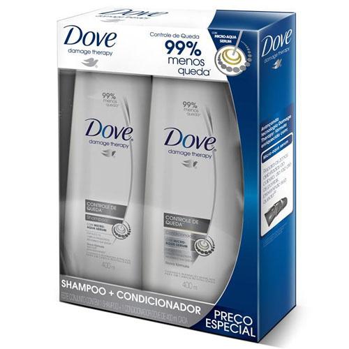Shampoo + Condicionador Dove Controle da Queda 400ml - Dove