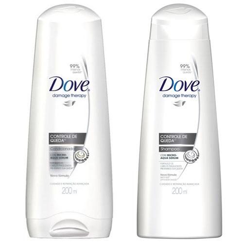 Shampoo + Condicionador Dove Controle de Queda 200ml - Dove