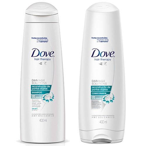 Shampoo + Condicionador Dove Reconstrução de Pontas Duplas 400ml - Dove