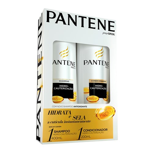 Shampoo + Condicionador Pantene Hidro-Cauterização 400ml+200ml com Preço Especial
