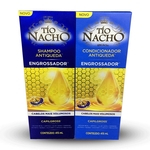 Shampoo + Condicionador + Spray Antiqueda Engrossador Tio Nacho