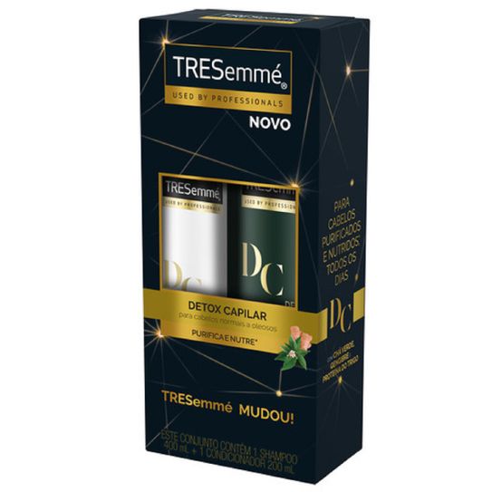 Shampoo Tresemme Detox Capilar 400ml+condicionador Tresemme Detox Capilar 200ml Preço Especial