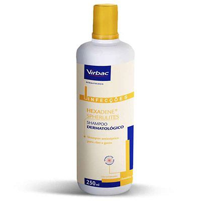 Shampoo Dermatológico Hexadene Spherulites Cães e Gatos - 250 ML - Virbac