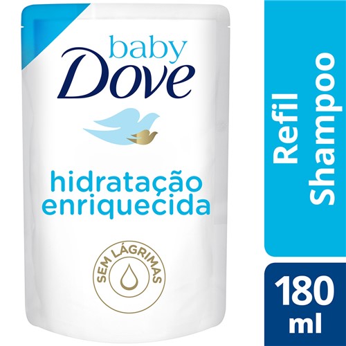 Shampoo Dove Baby Hidratação Enriquecida Refil com 180ml