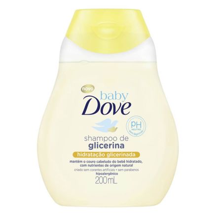 Shampoo Dove Baby Hidratação Glicerinada 200ml